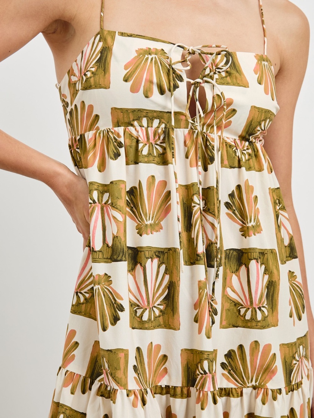 Rails Mica Dress, Checkered Shells - Picture 2 of 6
